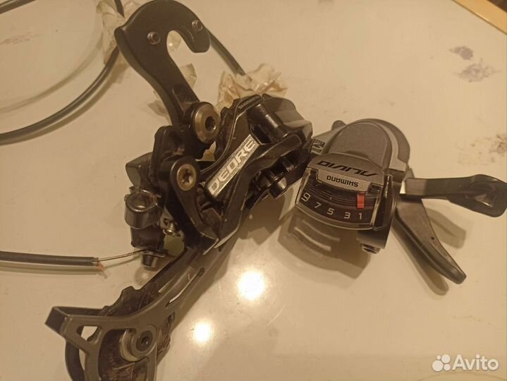 Задний переключатель shimano 9 скоростей