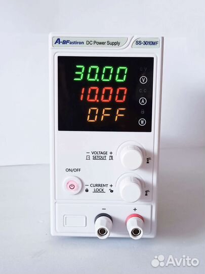 Лабораторный блок питания 30В 10А с цифр уп защита