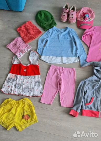Вещи пакетом для девочки 92-104