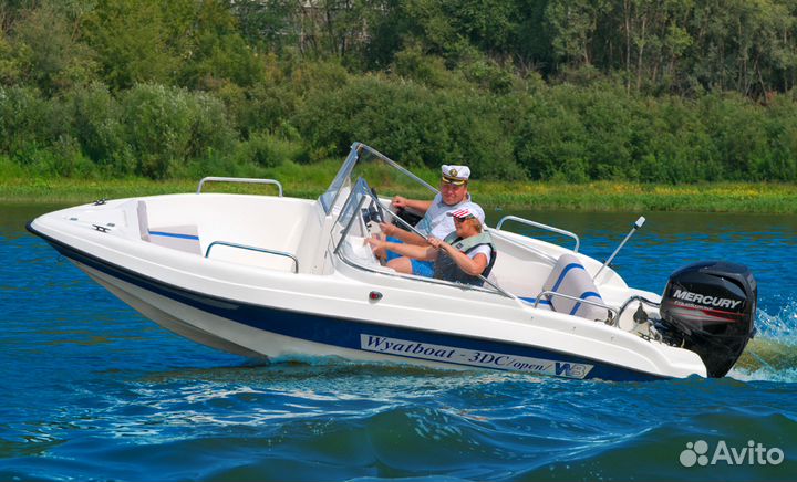 Новый открытый катер Wyatboat 3DC в наличии