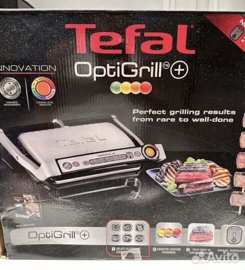 Гриль tefal optigrill xl