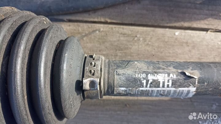 Привод шкода фабия 6q0407271at