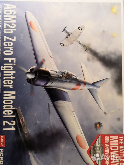 Модель самолета A6M2 zero 1/48