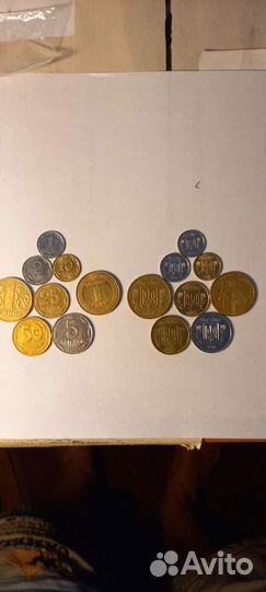 Монеты Белоруссии и Украины