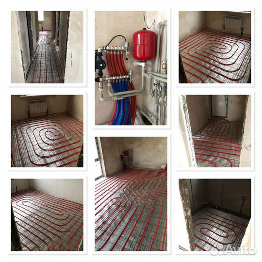 Монтаж тёплых водяных полов