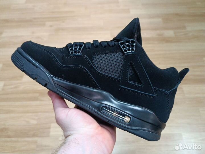 Кроссовки Nike air Jordan 4 Black Cat