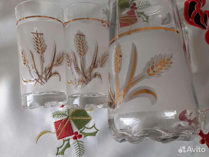 Кувшин и шесть стаканов СССР