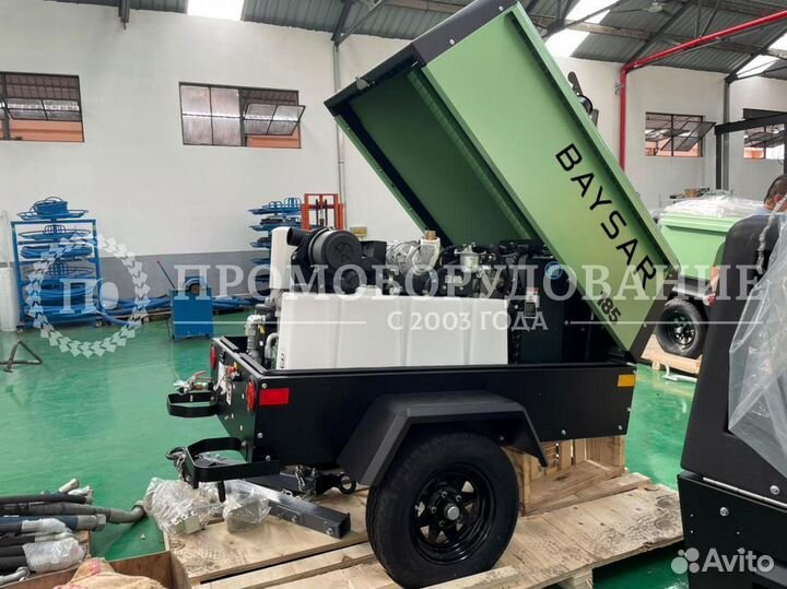 Передвижной дизельный компрессор 7 бар