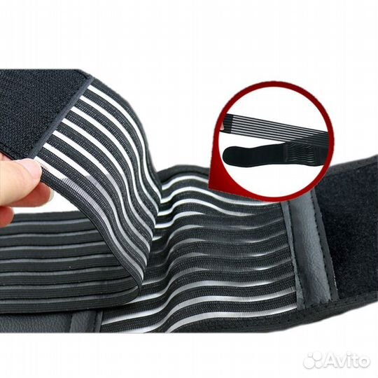 Магнитно-турмалиновый пояс согревающий усиленный