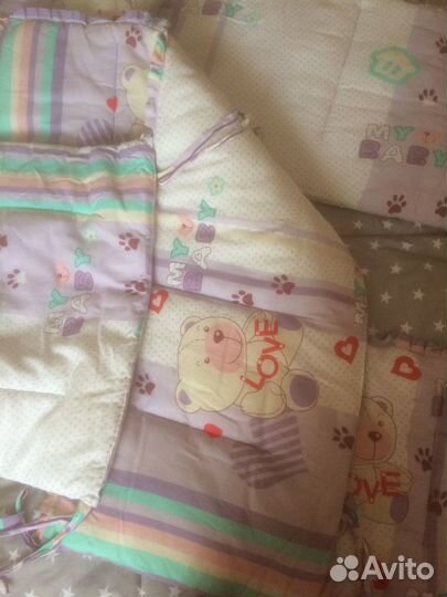 Бортики в детскую кроватку