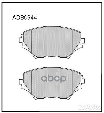 Колодки тормозные дисковые перед toyota RAV