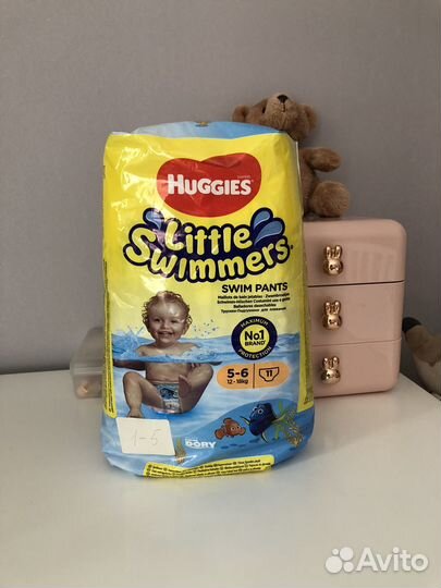 Huggies little swimmers 5-6 трусики для плавания