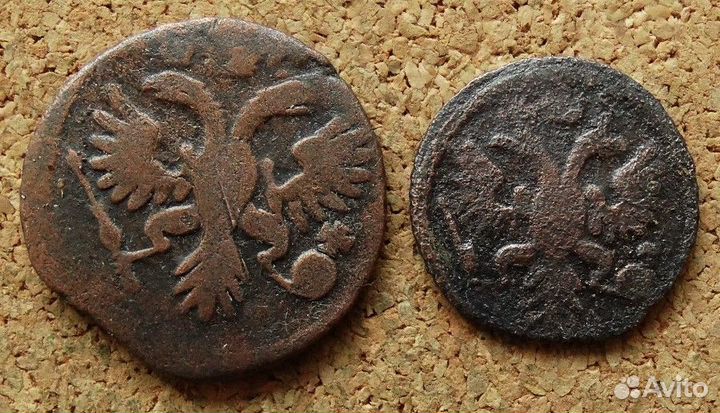 Денга, Полушка Анна Иоанновна 1734,1736