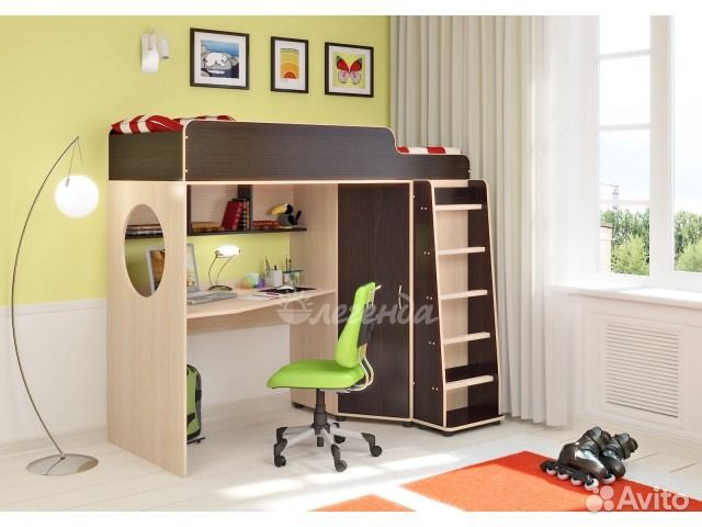 Детская кровать чердак