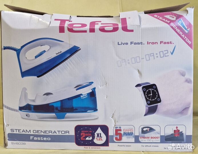 Утюг с парогенератором tefal