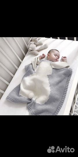 Плед детский зайка большой размер