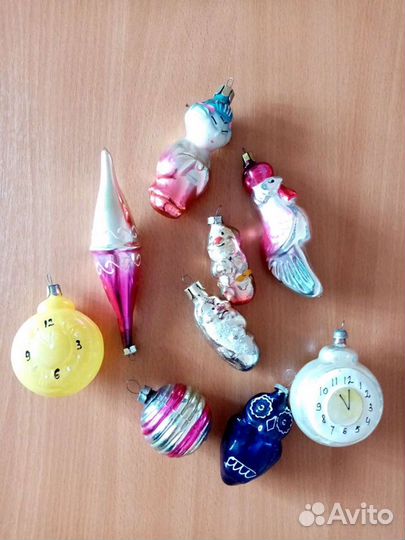 Елочные игрушки СССР (10 фото)