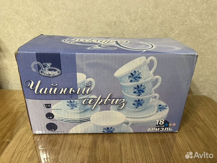 Чайный сервиз 18 предметов