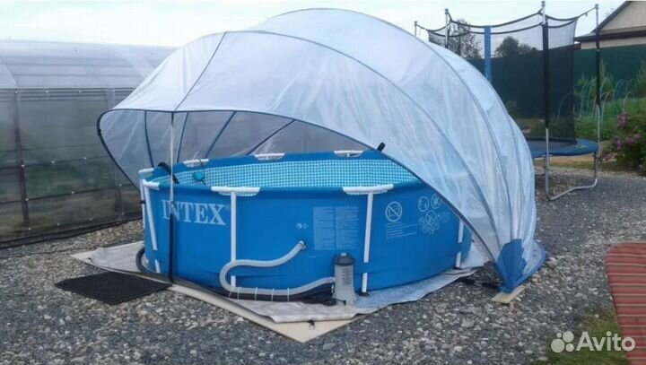 Купол для бассейна. Тент для бассейна