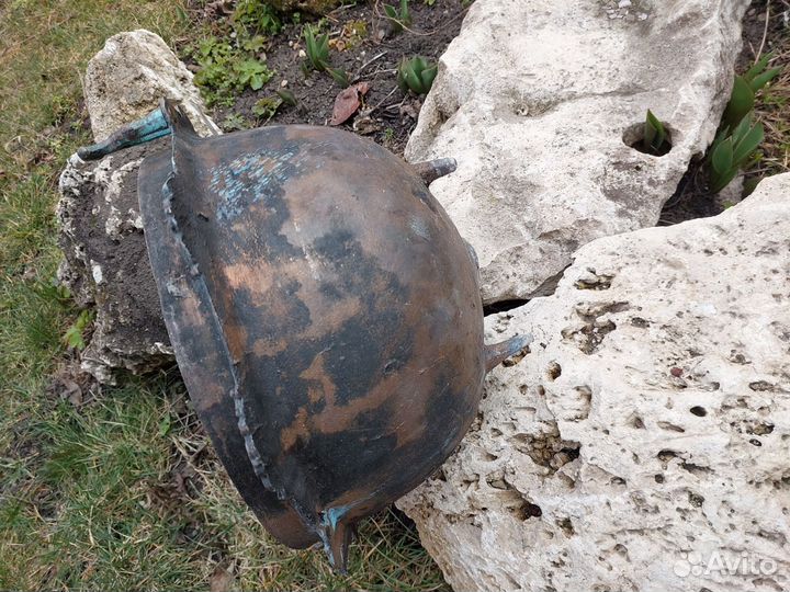Старинный медный казан 12 литров