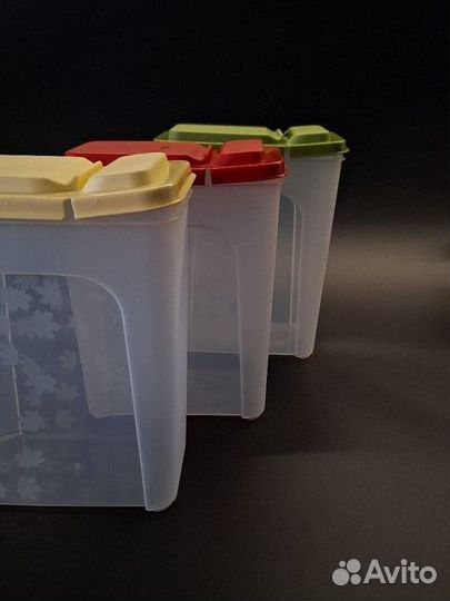 Контейнер для сыпучих продуктов 3 шт