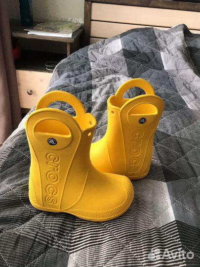 Резиновые сапоги crocs c9