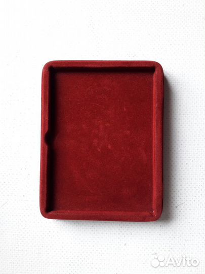 Футляр для медали (красный) с прозрачной крышкой