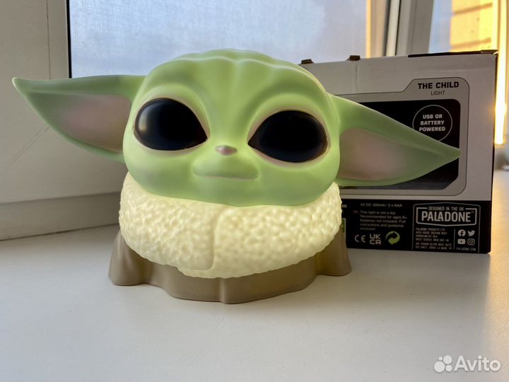 Светильник фигурка Йода - Мандалорец (Star Wars)