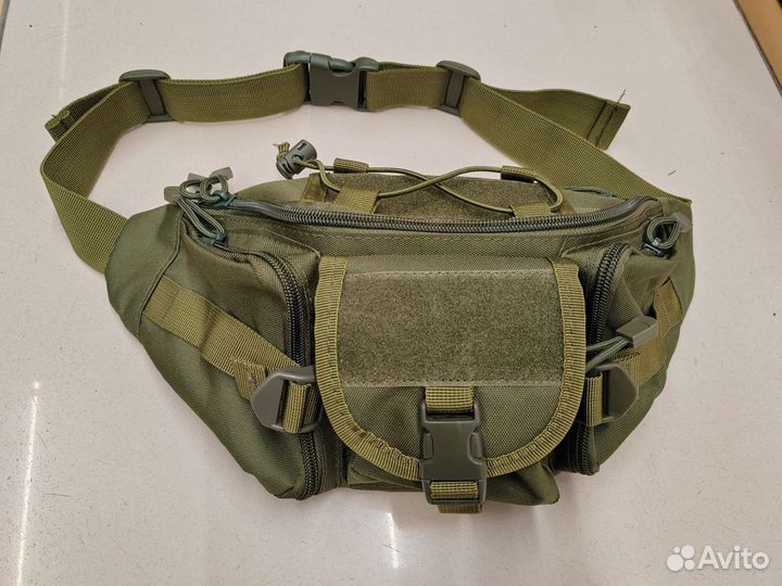 Сумка мужская поясная тактическая mr.Martin олива