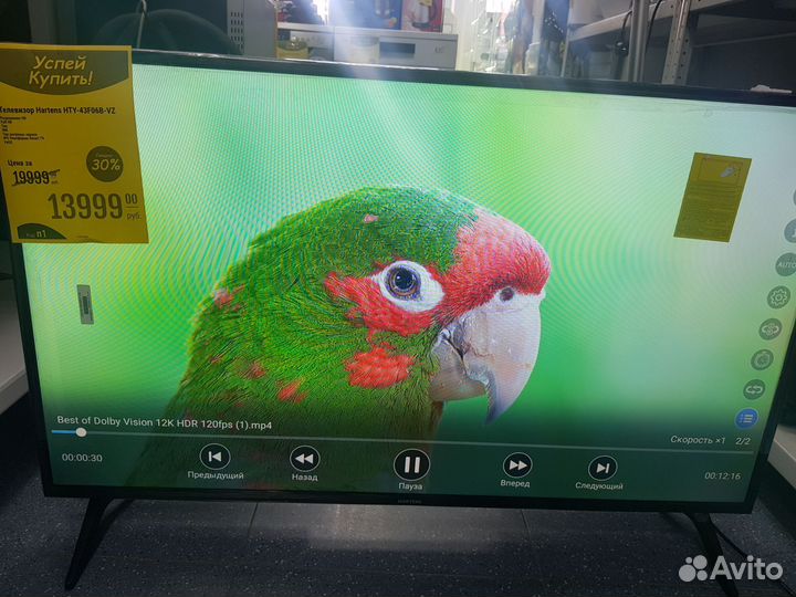 Телевизор Hartens HTY-43F06B-VZ