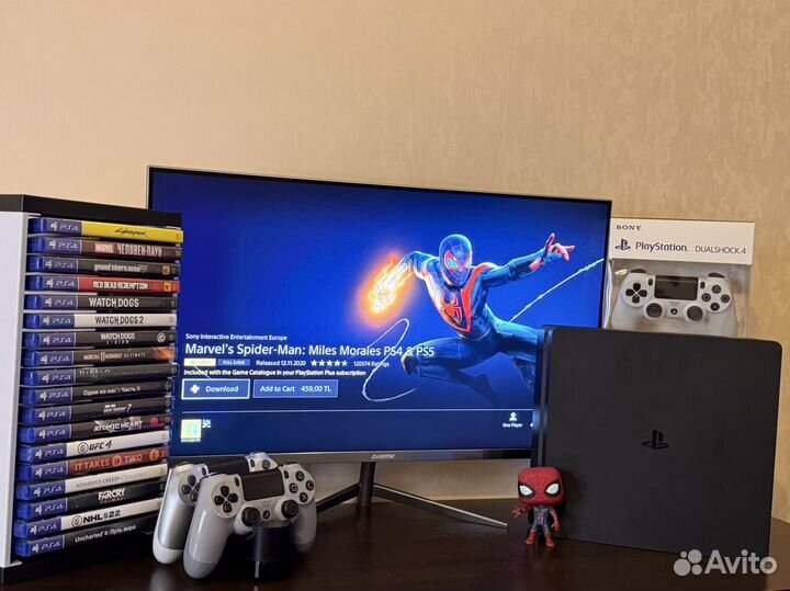 Sony Playstation 4 slim 1tb+400игр