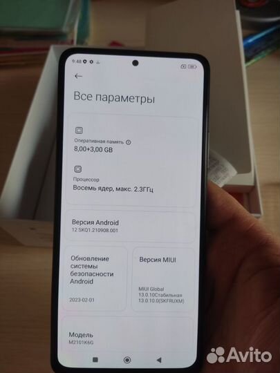 Xiaomi Redmi Note 10 Pro, 8/128 ГБ