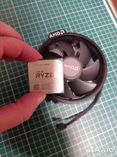 Ryzen 2600x + стоковый кулер