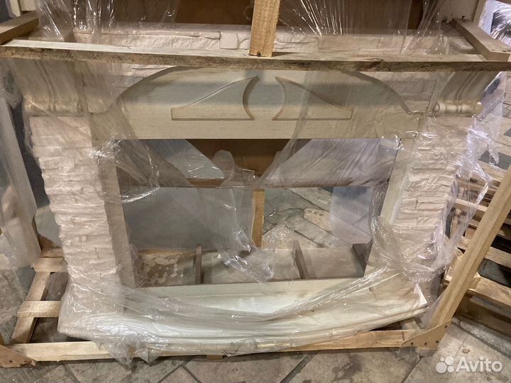 Портал Torre 30U (угловой) камень белый, шпон бел