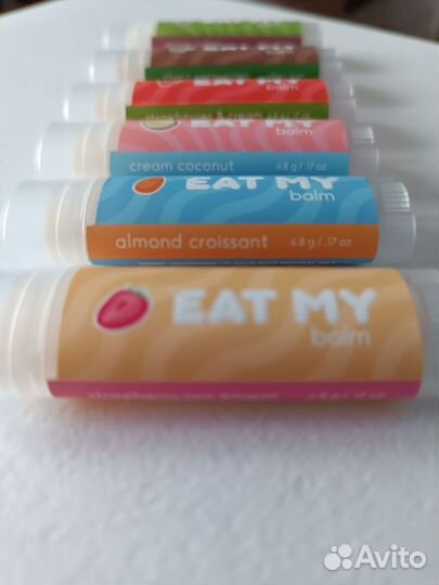 Бальзамы для губ новые, Eat My Balm, разные вкусы