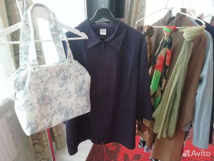 Брюки, пиджак, свитер 56- 58 размер.Пакет