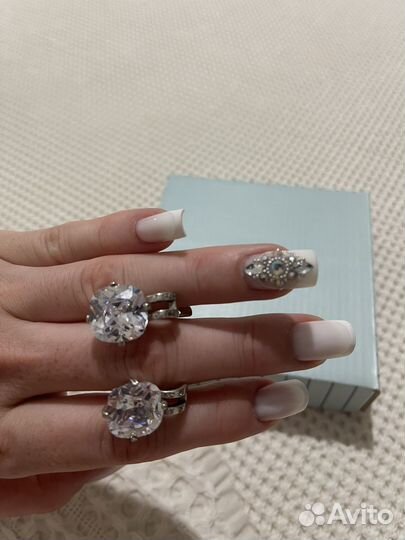 Серебряные серьги