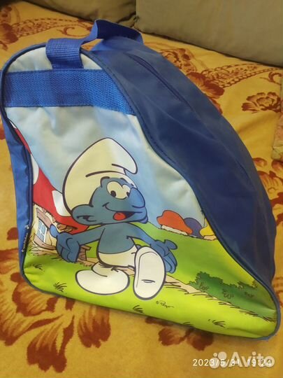 Переносная сумка-рюкзак для коньков и роликов