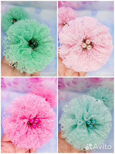 Резинки для волос ручной работы