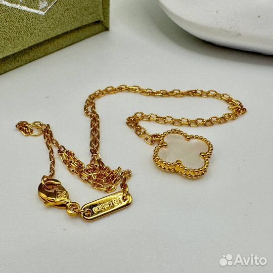 Van Cleef браслет,серьги,подвеска