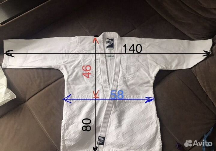 Кимоно для дзюдо green hill 4/170