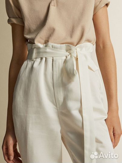 Massimo dutti льняные брюки 36 (наш 44)