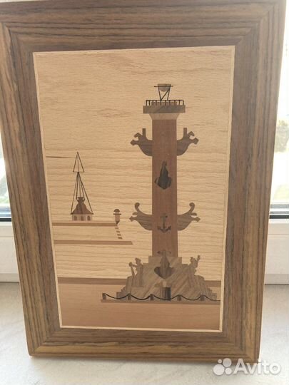 Панно из дерева. Петербург