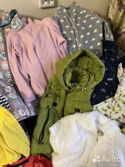 Детские вещи пакетом на девочку 110 116