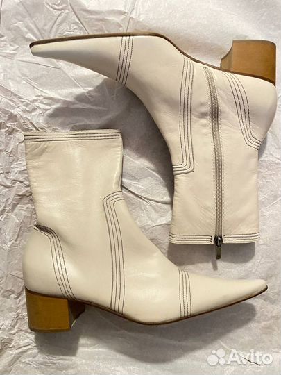 Ботильоны женские натуральная кожа