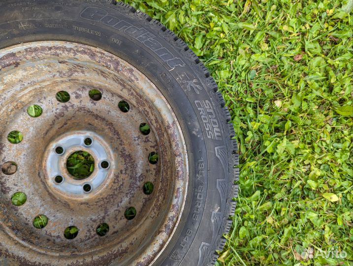 Шины Cordiant Snow Cross на штампованных дисках