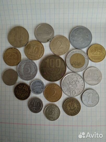 Набор иностранных монет