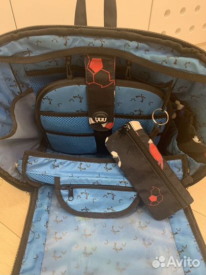 Школьный рюкзак, ранец yuu с темой футбола