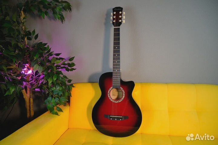 Акустическая гитара Cowboy + Чехол