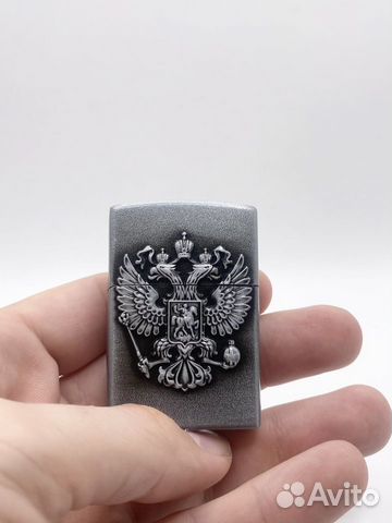 Газовая зажигалка Zippo "герб России "